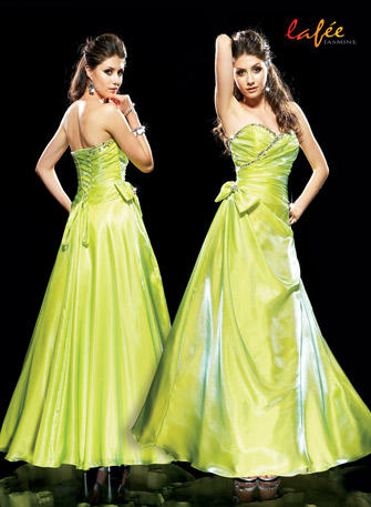 Mori Lee Lime Green Prom Dress