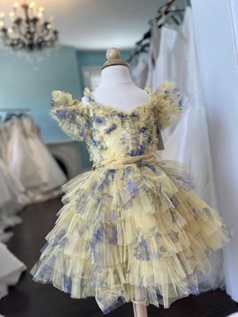 ワンピース house on the hill / Dress (Flower) The Hill House x La Coqueta Matilda Dress - Green Bird