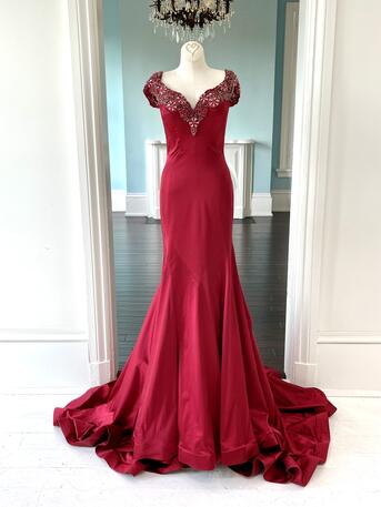 chinese dress ladies Sherri Hill 57800