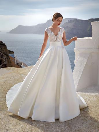 Nicole Milano Favignana mikado ballgown wedding dress