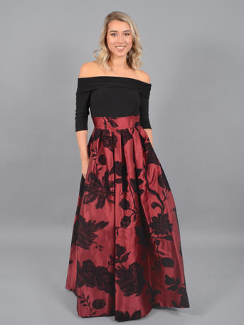 jessica howard burgundy dress