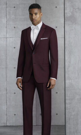 Kenneth cole sale burgundy suit